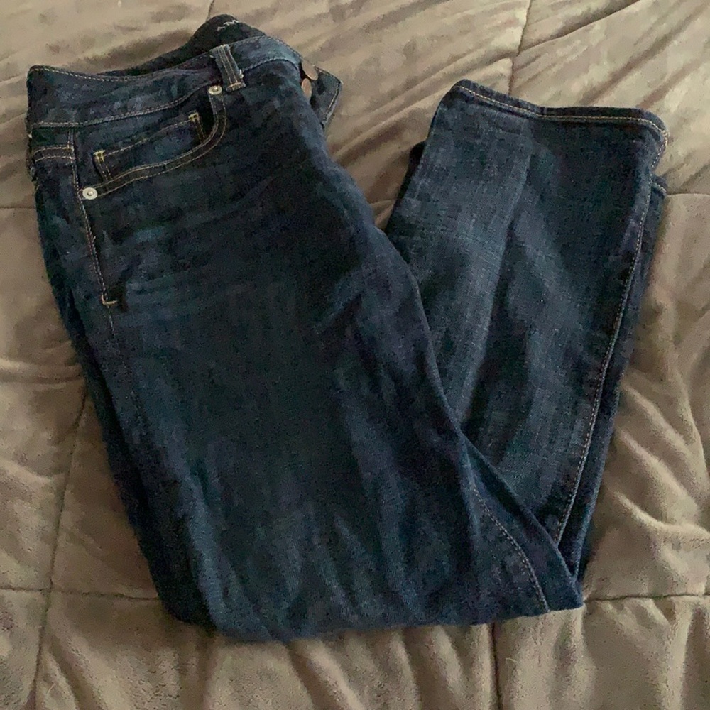 American Eagle Artist Stretch crop jeans size 8